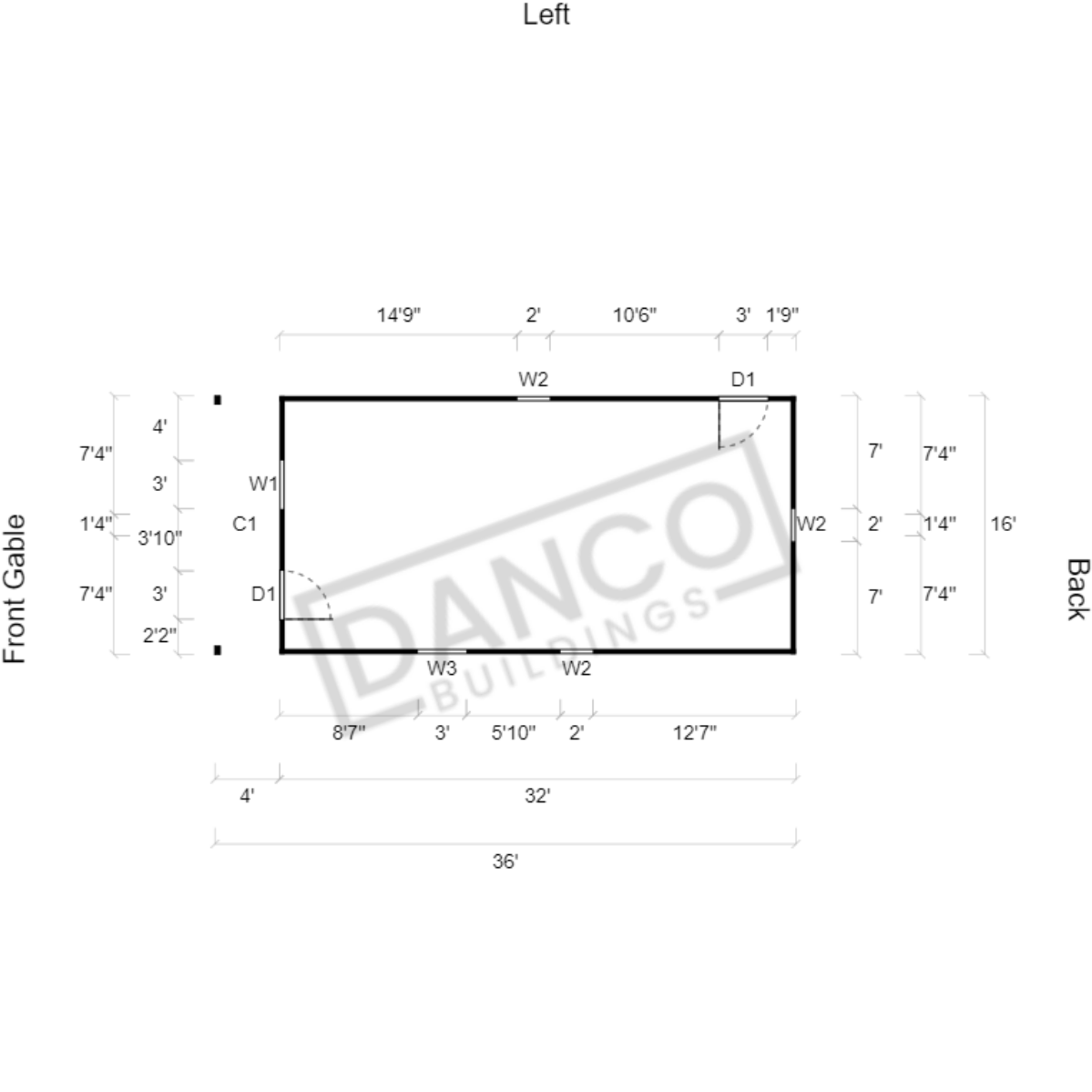 Standard Cabin 16x36 - Image 2