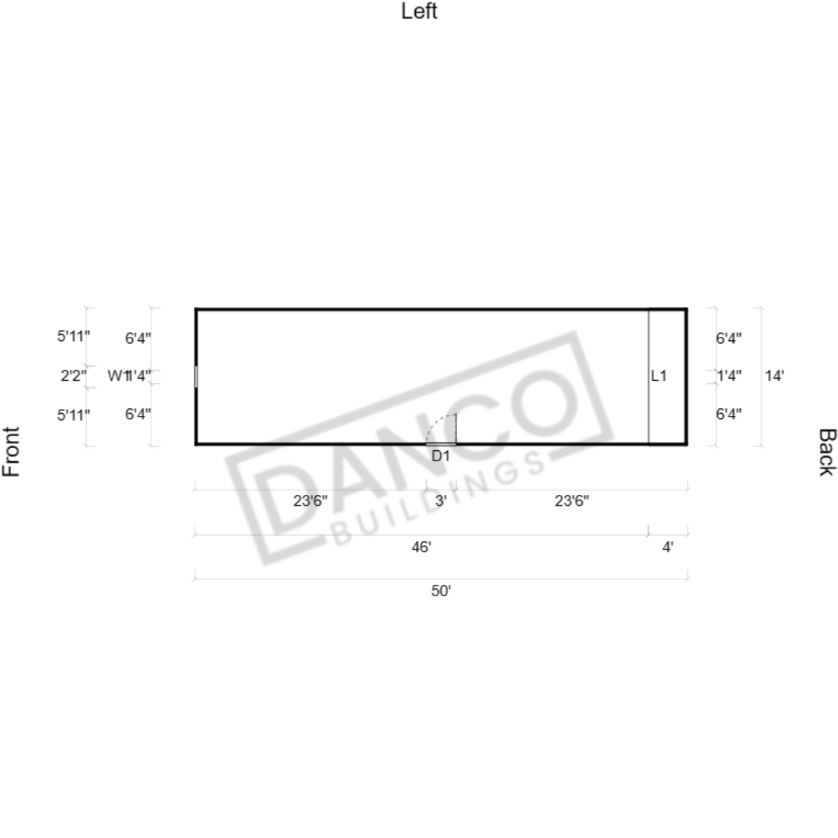 Lofted Barn 14x50 - Image 2