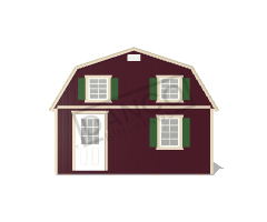 Corner Porch Lofted Barn Cabin 16x28 - Image 6