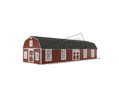 Side Lofted Barn 16x50