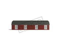 Side Lofted Barn 16x50 - Image 4
