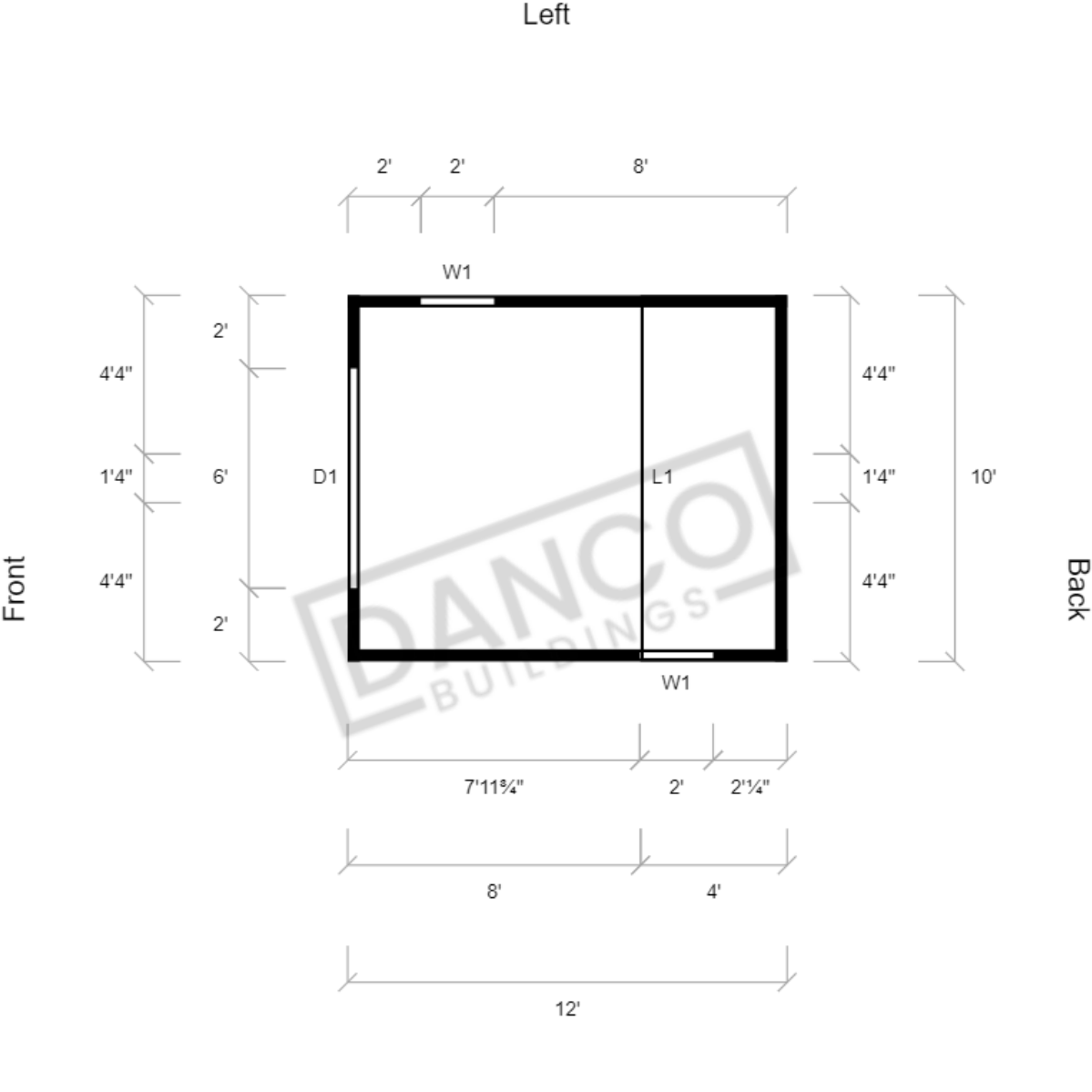 Lofted Barn 10x12 - Image 2