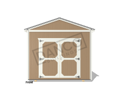 Economy Wood Utility 10x16 - Image 6