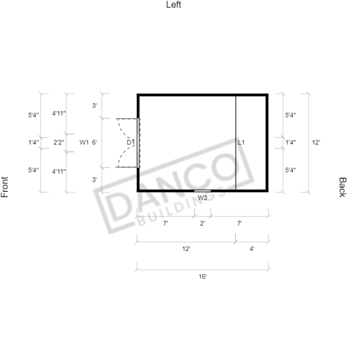 Lofted Barn 12x16 - Image 2