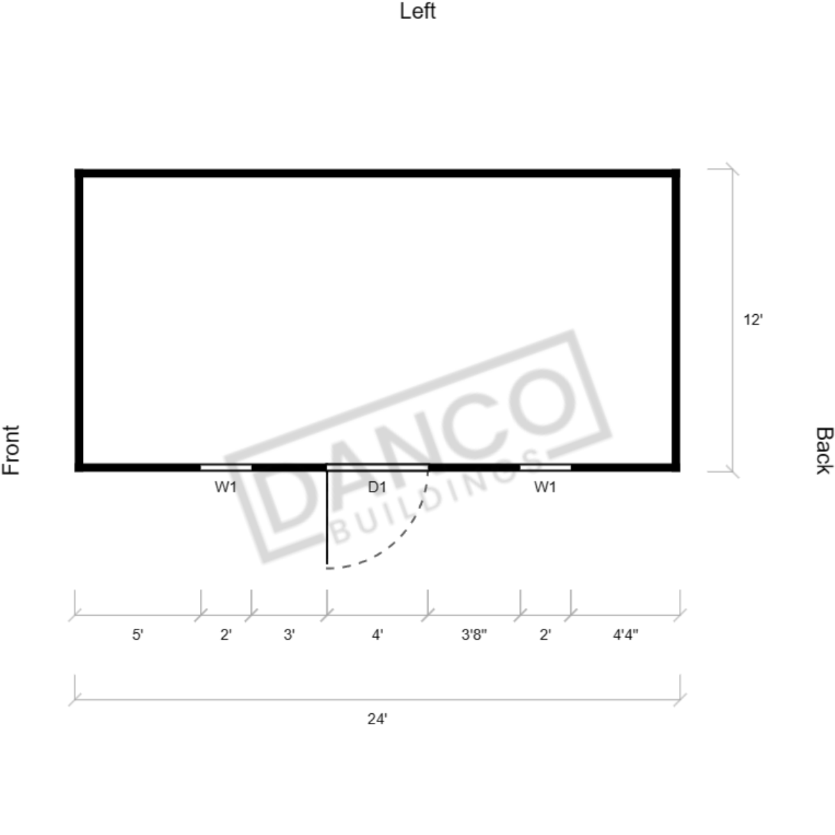 Extra Economy Metal Utility 12x24 - Image 2