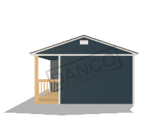 Corner Porch Cabin 16x40 - Image 5
