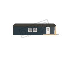 Corner Porch Cabin 16x40 - Image 3