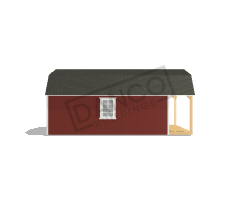 Lofted Barn Cabin 12x24 - Image 4