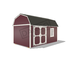 Side Lofted Barn 10x16