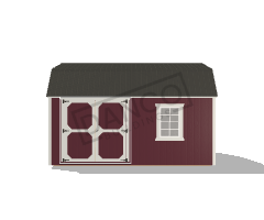 Side Lofted Barn 10x16 - Image 3