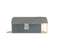 Lofted Barn Cabin 12x24 - Image 4