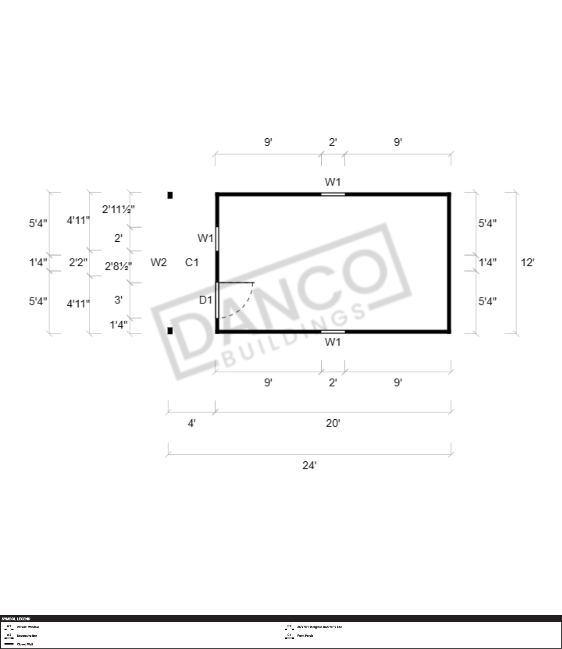 Lofted Barn Cabin 12x24 - Image 2