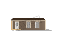 Corner Porch Cabin 16x28 - Image 3