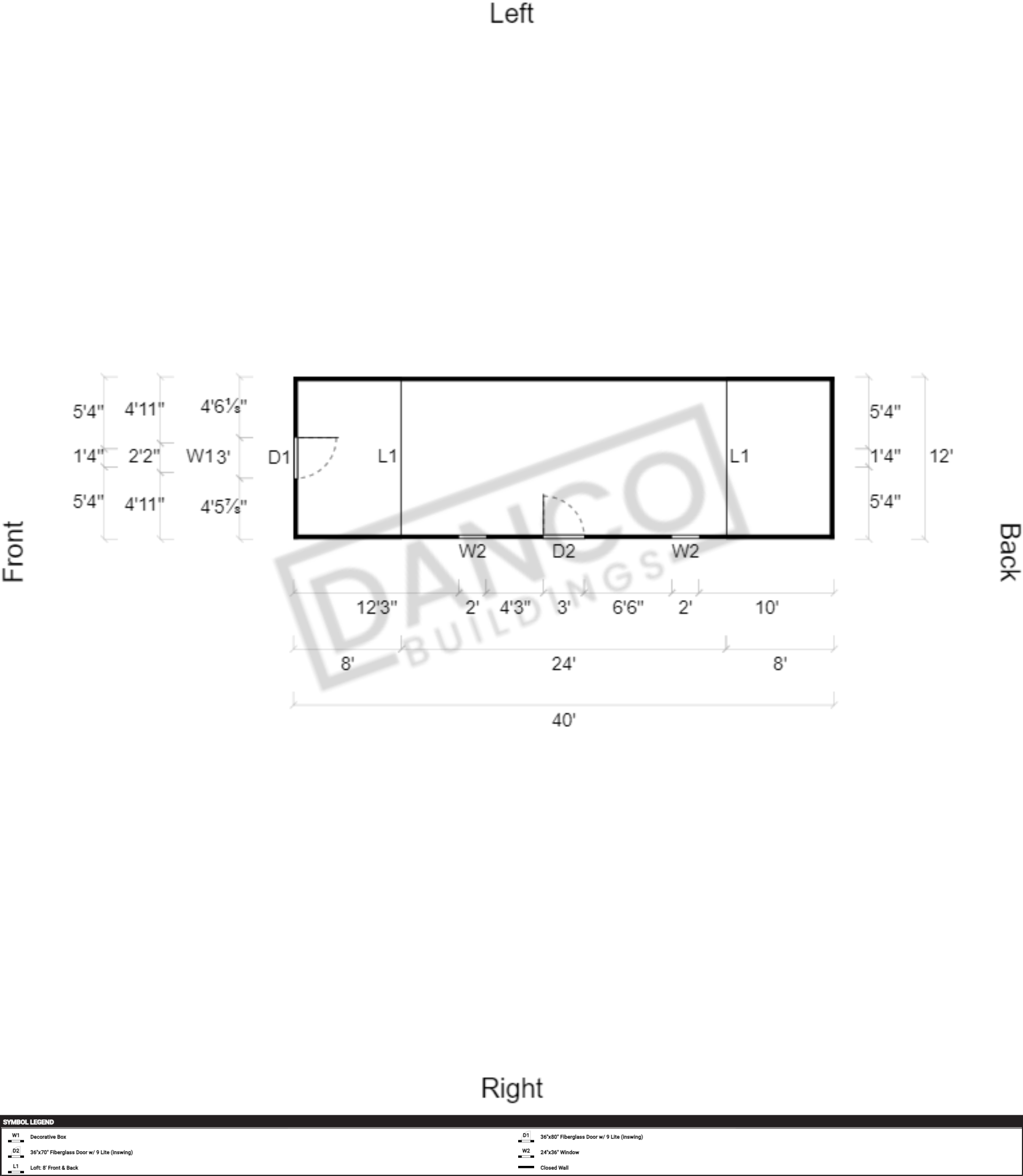 Lofted Barn 12x40 - Image 2