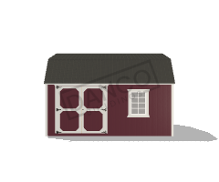 Side Lofted Barn 12x16 - Image 3