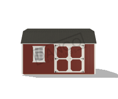 Side Lofted Barn 10x16 - Image 3