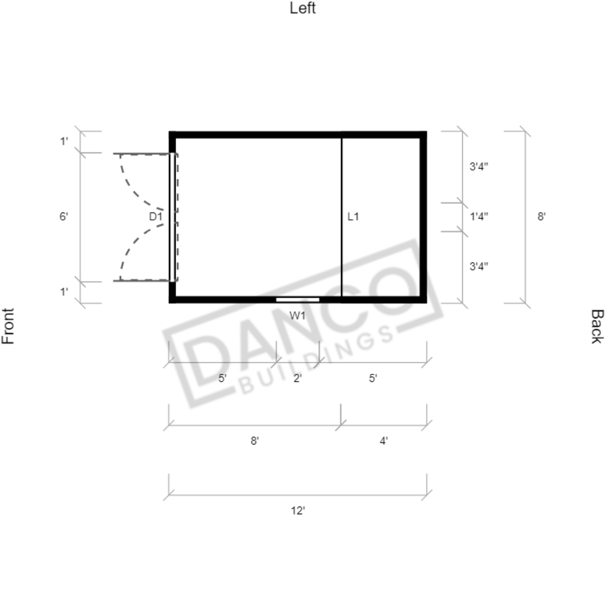 Lofted Barn 8x12 - Image 2