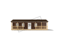 Side Porch Cabin 16x36 - Image 3