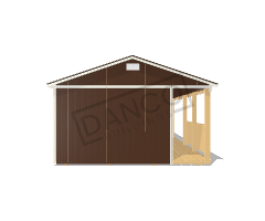 Side Porch Cabin 16x36 - Image 6