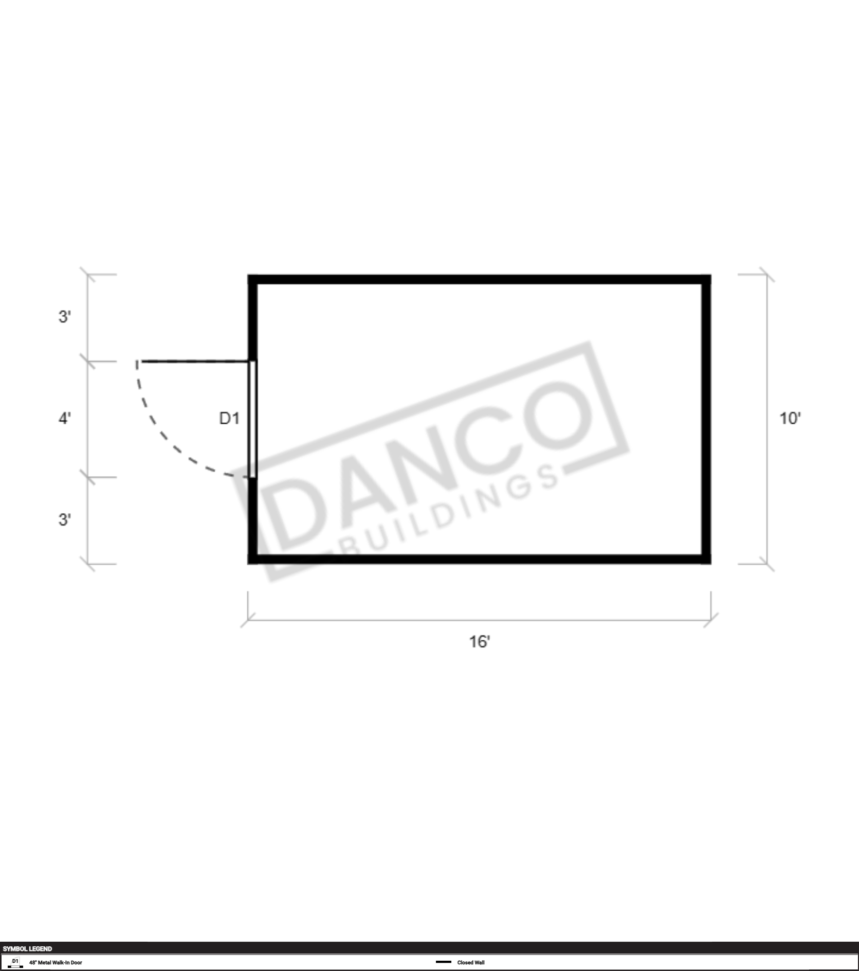 Extra Economy Metal Utility 10x16/231639 - Image 2