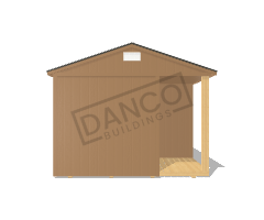 Corner Porch Cabin 12x28 - Image 6