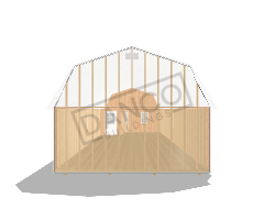 Wraparound Porch Lofted Barn Cabin 16x50 - Image 5