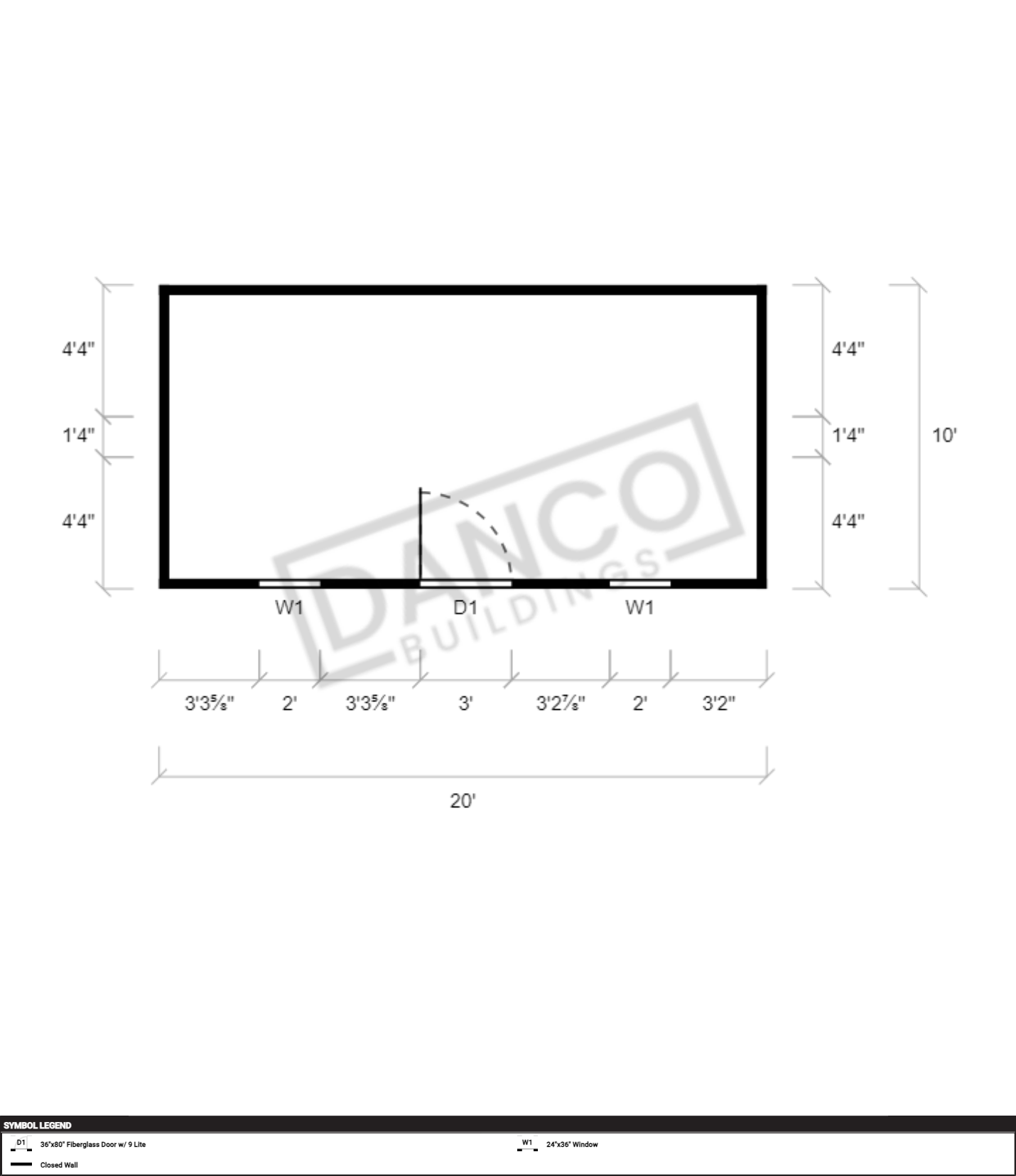 Garden Shed 10x20/231632 - Image 2