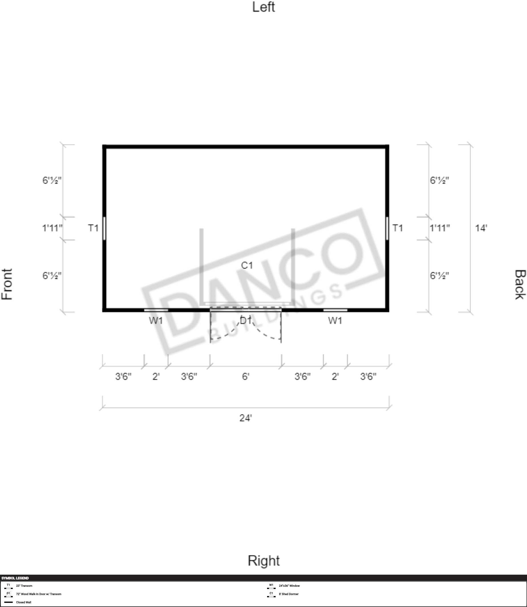 Dormer Shed 14x24 - Image 2