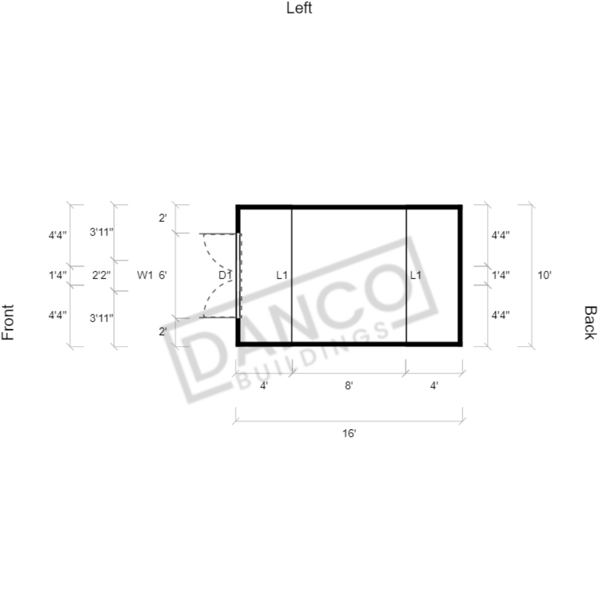 Lofted Barn 10x16 - Image 2
