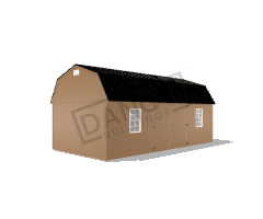 Side Lofted Barn 12x24