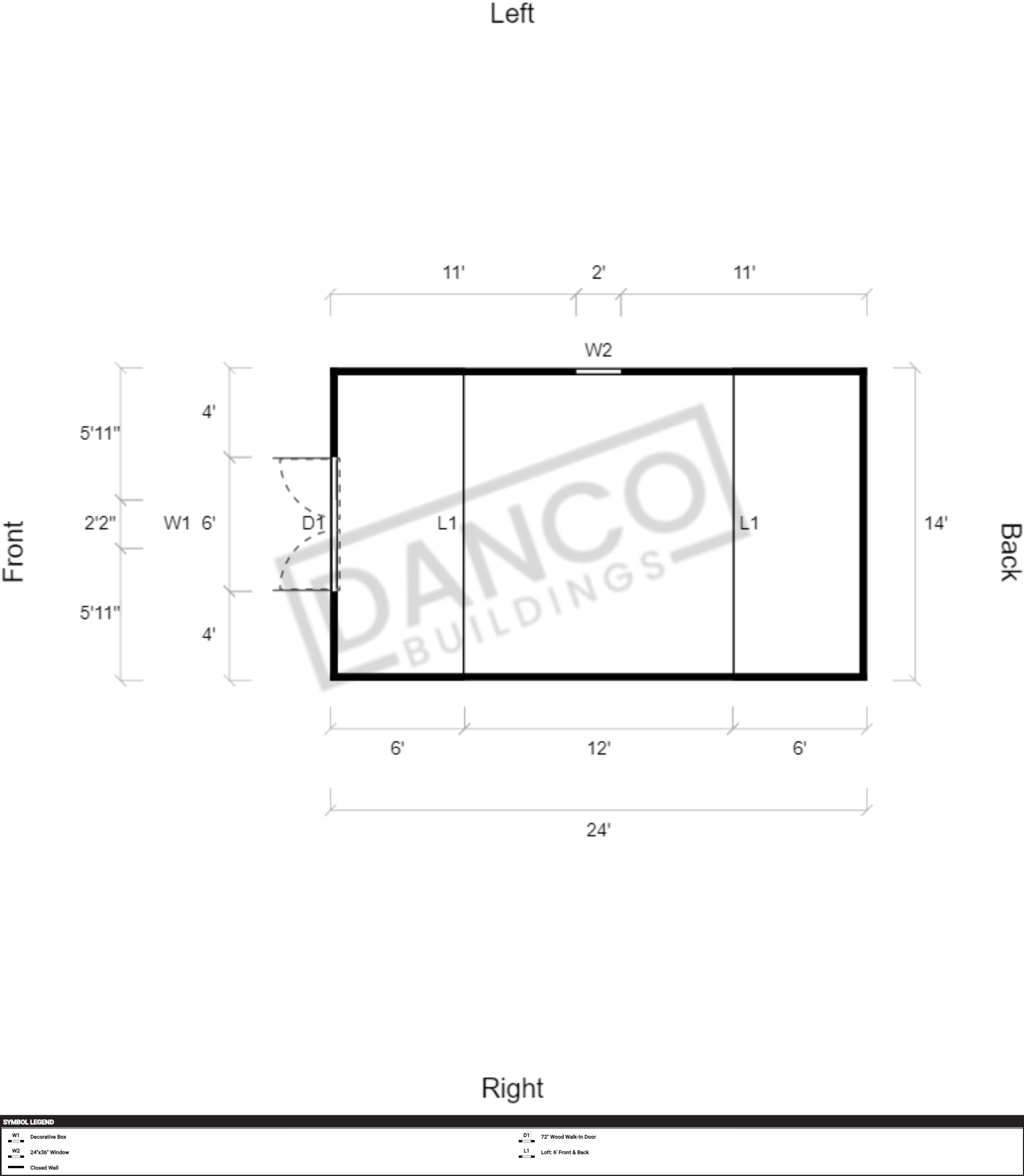 Lofted Barn 14x24 - Image 2