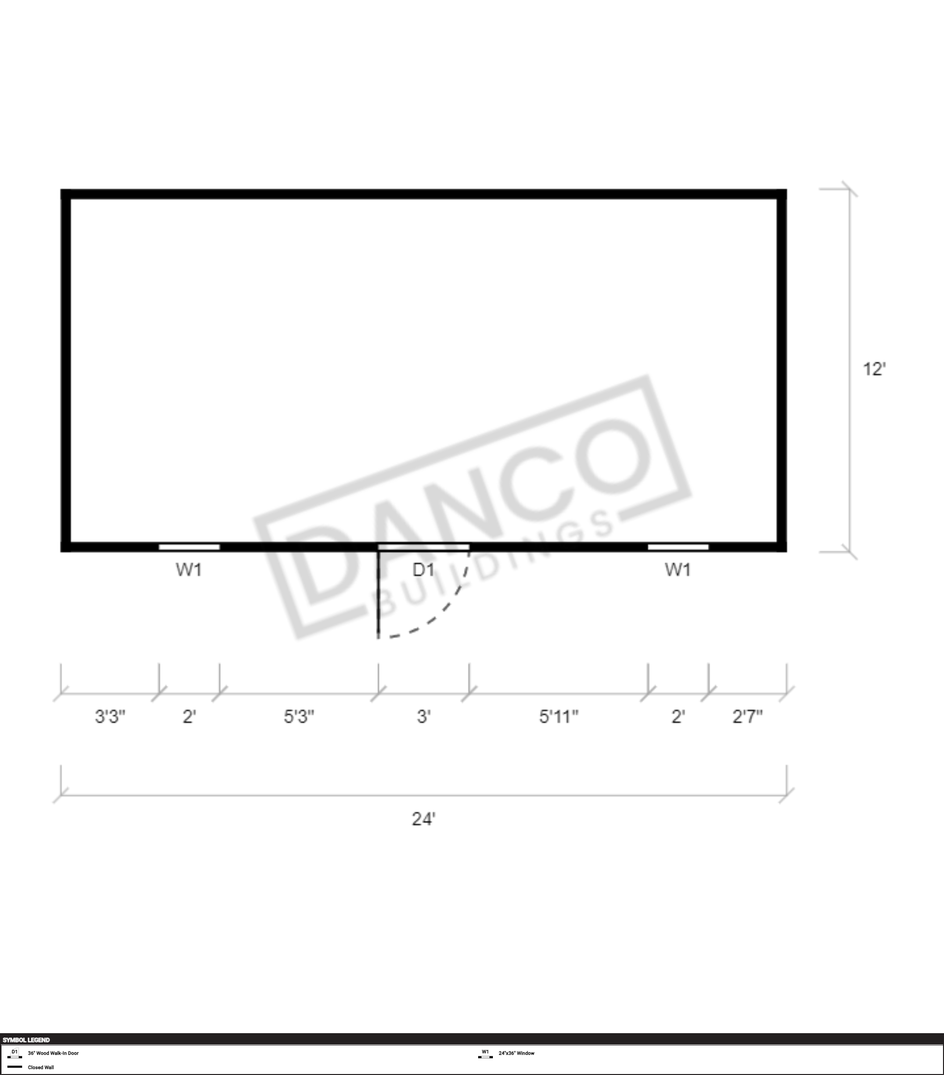 Economy Wood Utility 12x24/231645 - Image 2