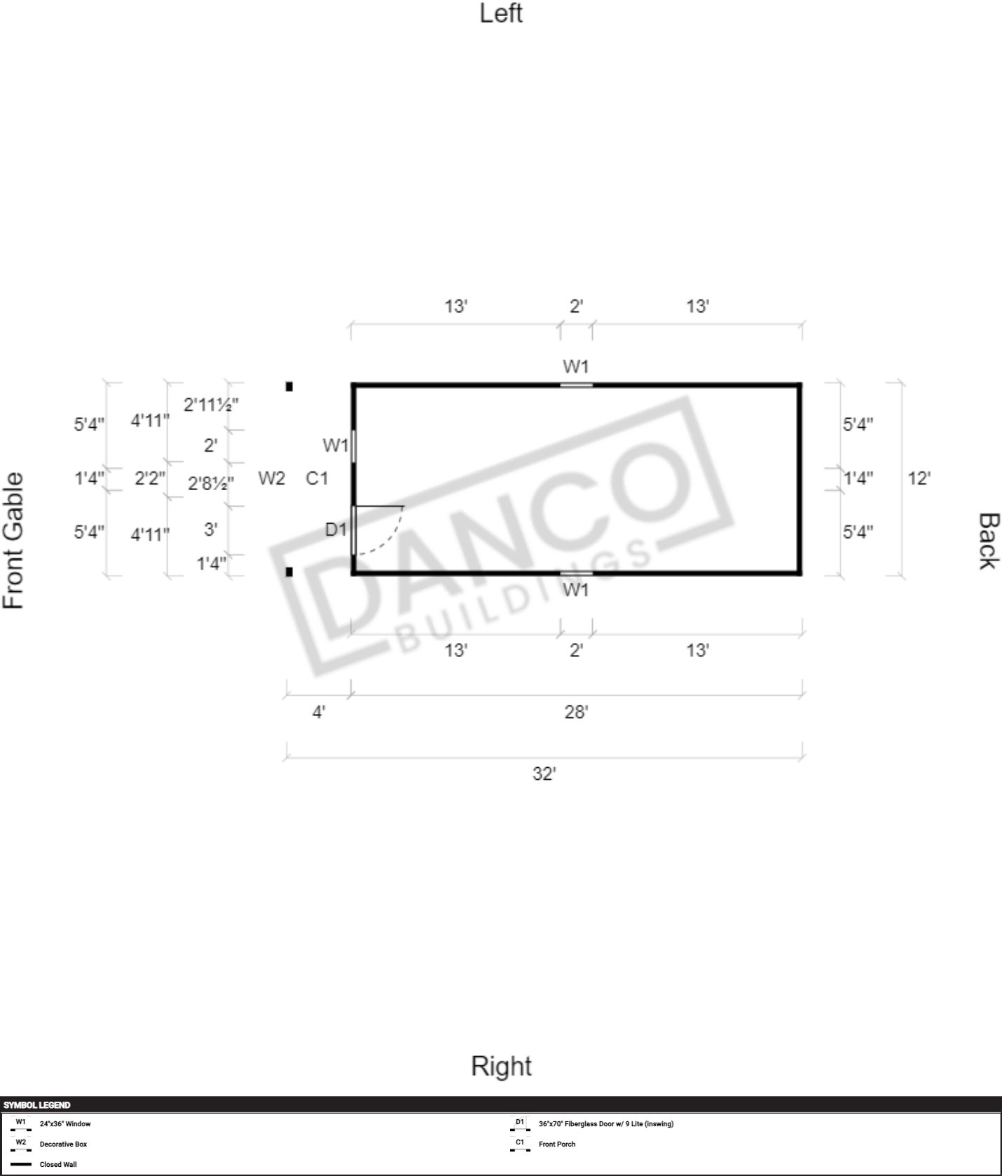 Lofted Barn Cabin 12x32 - Image 2