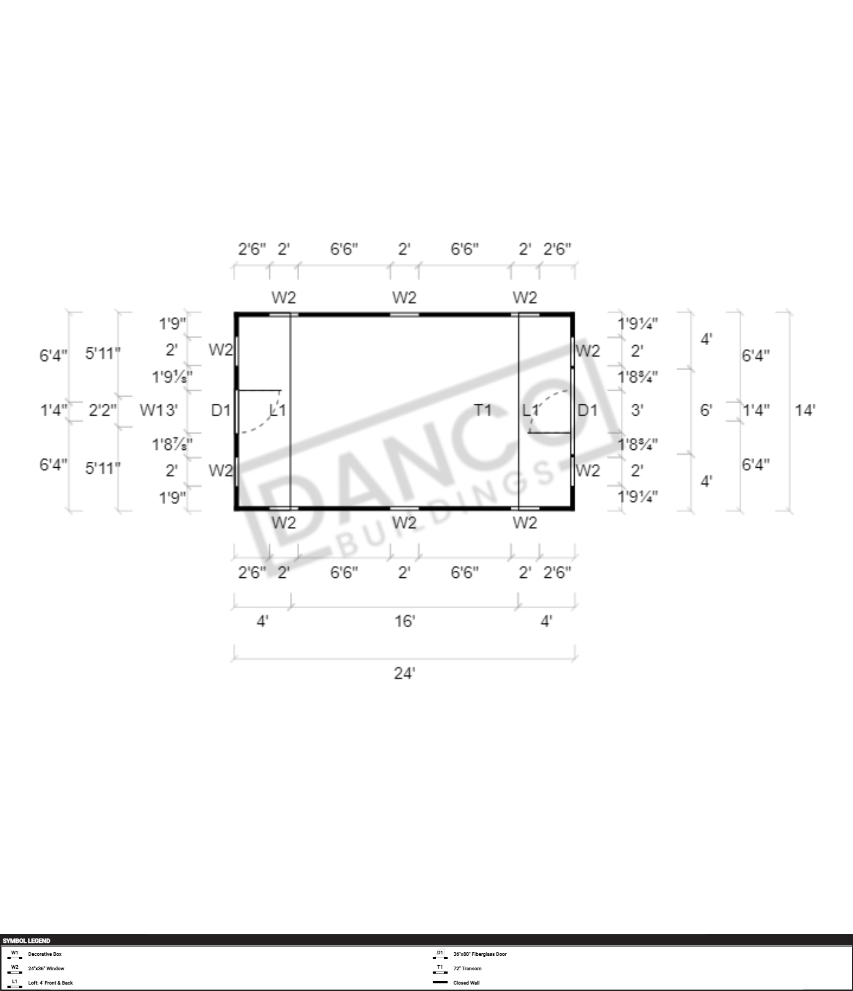 Lofted Barn 14x24 - Image 2