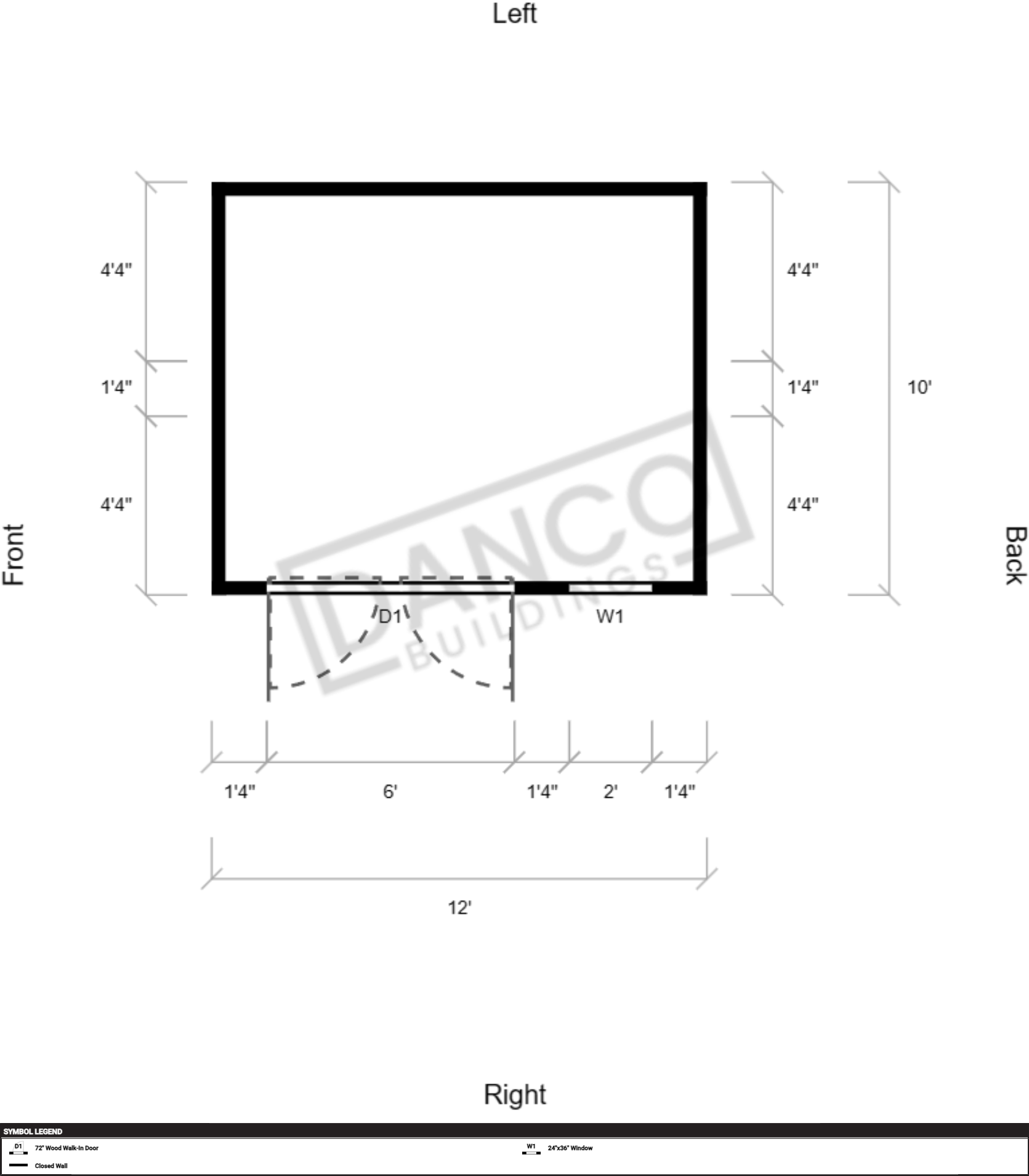 Garden Shed 10x12/231663 - Image 2