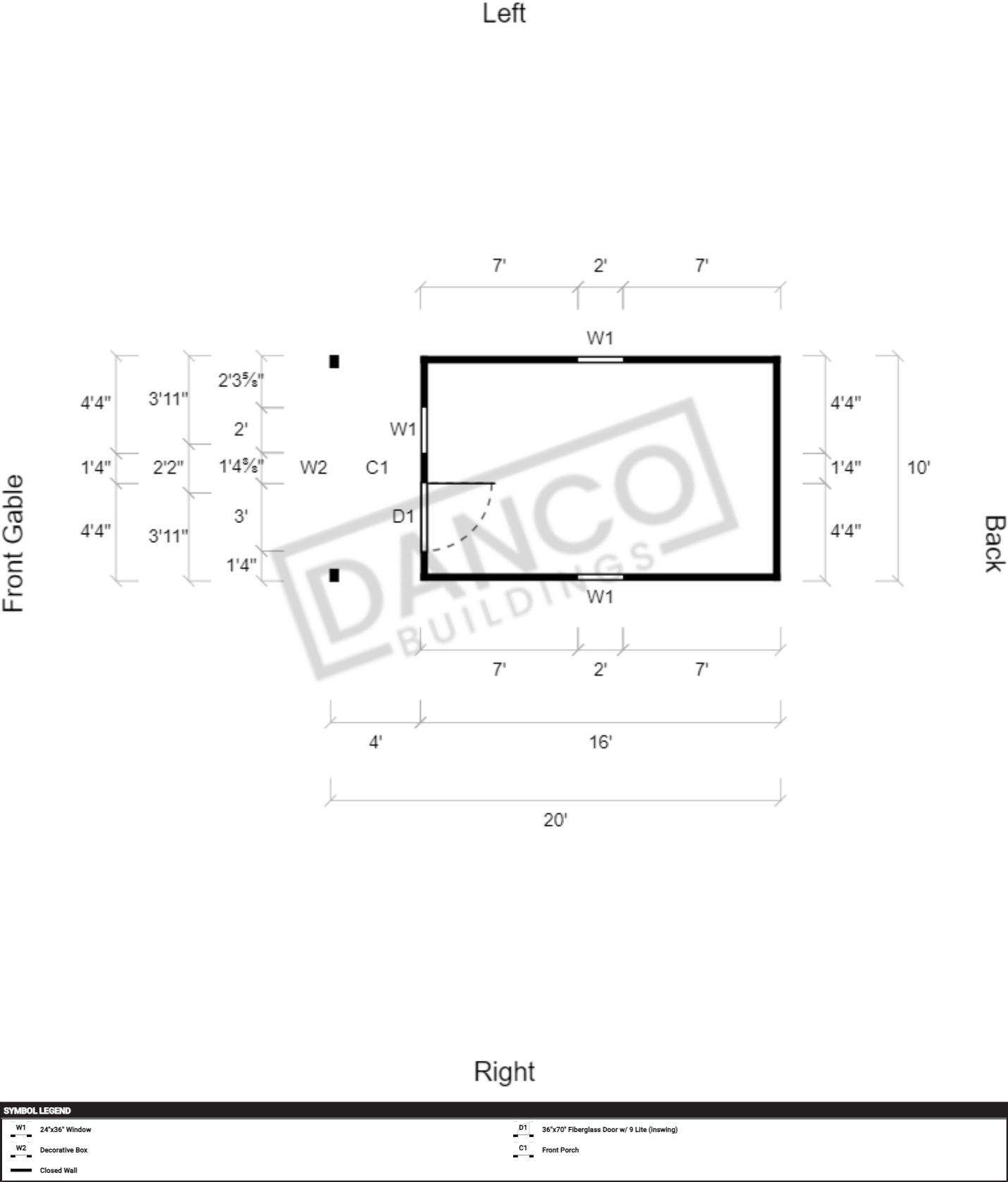 Lofted Barn Cabin 10x20 - Image 2