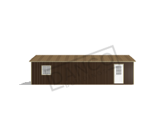 Side Porch Cabin 16x36 - Image 2