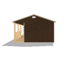 Side Porch Cabin 16x36 - Image 3