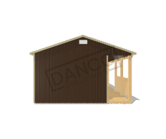 Side Porch Cabin 16x36 - Image 5