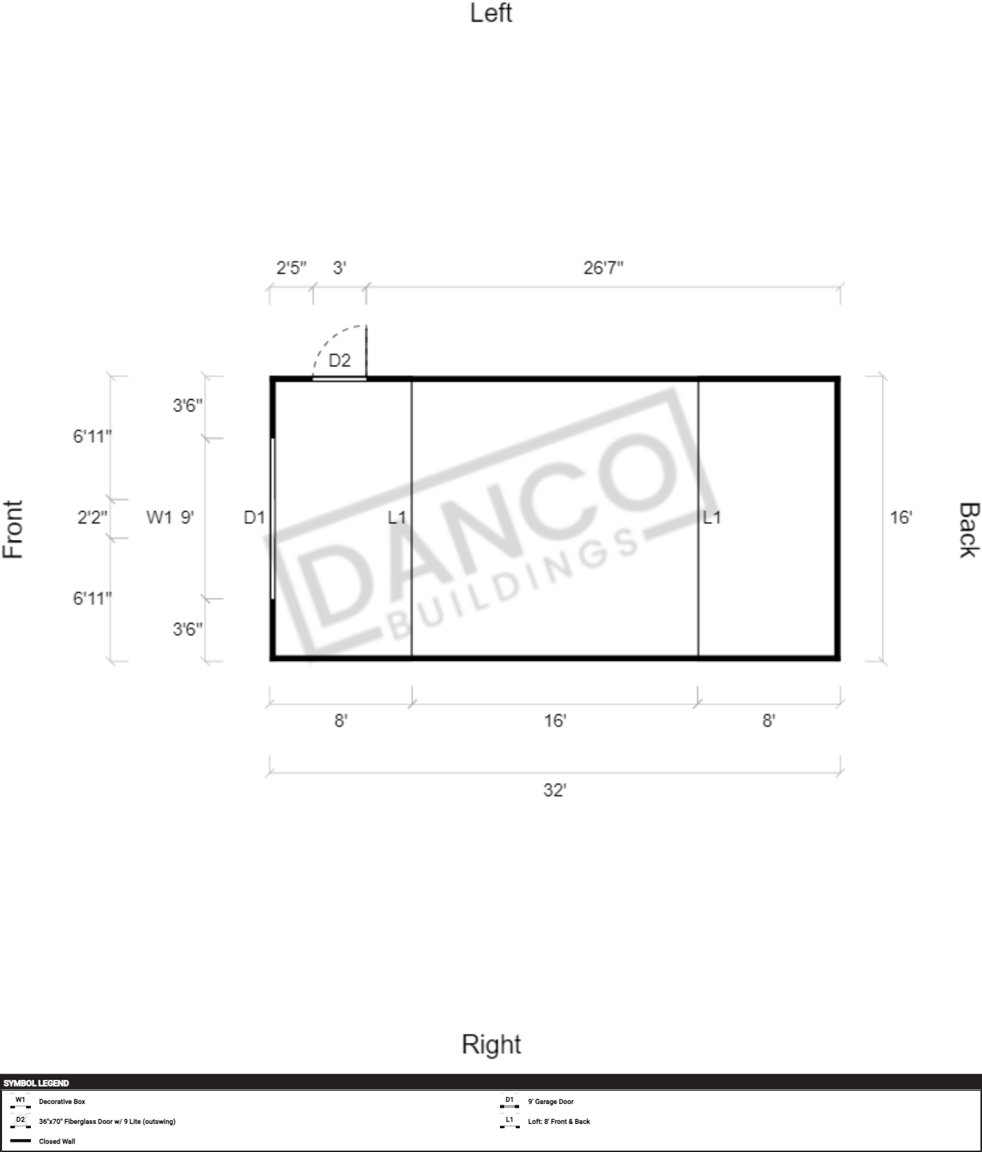 Lofted Barn 16x32 - Image 2