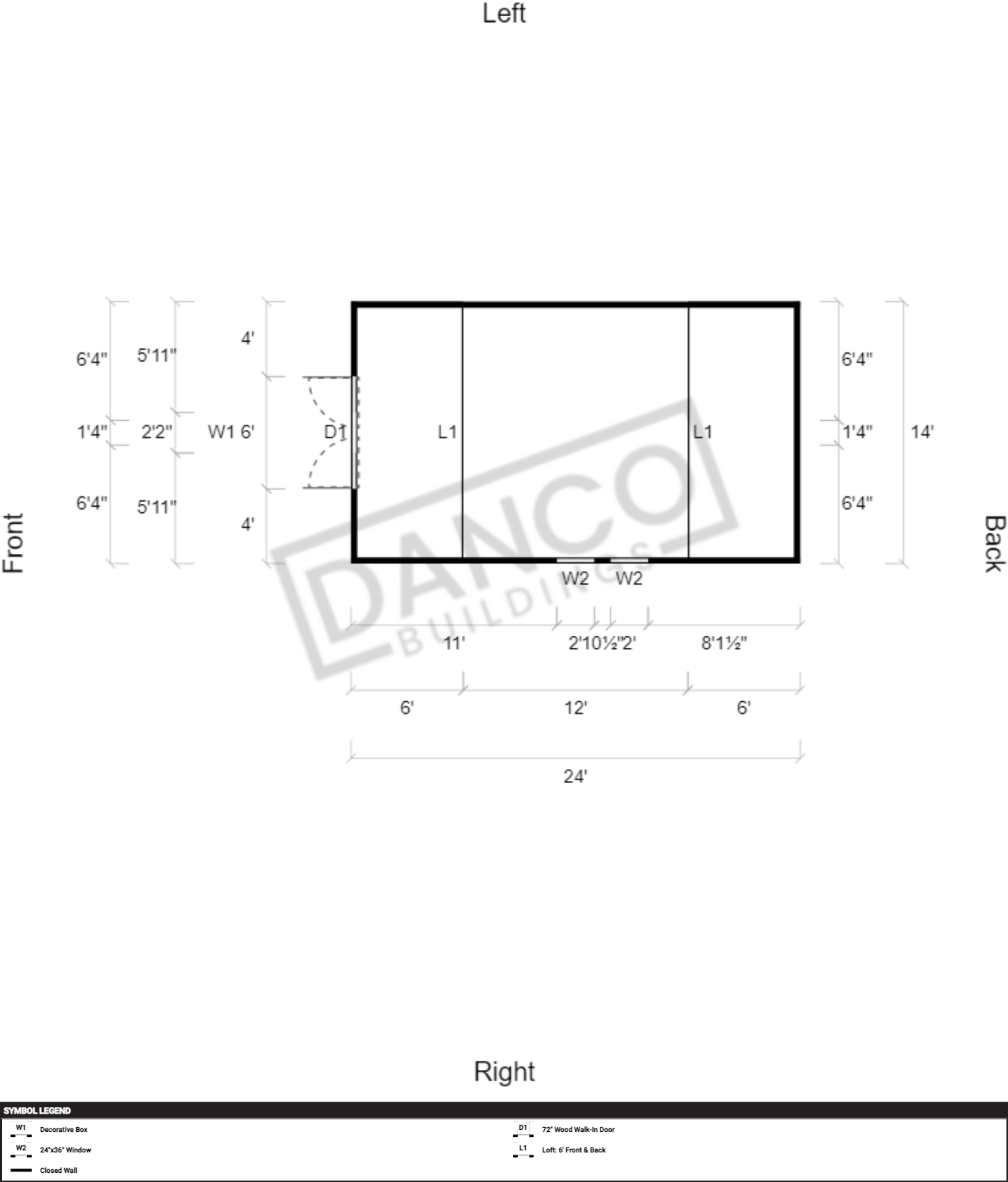 Lofted Barn 14x24 - Image 2