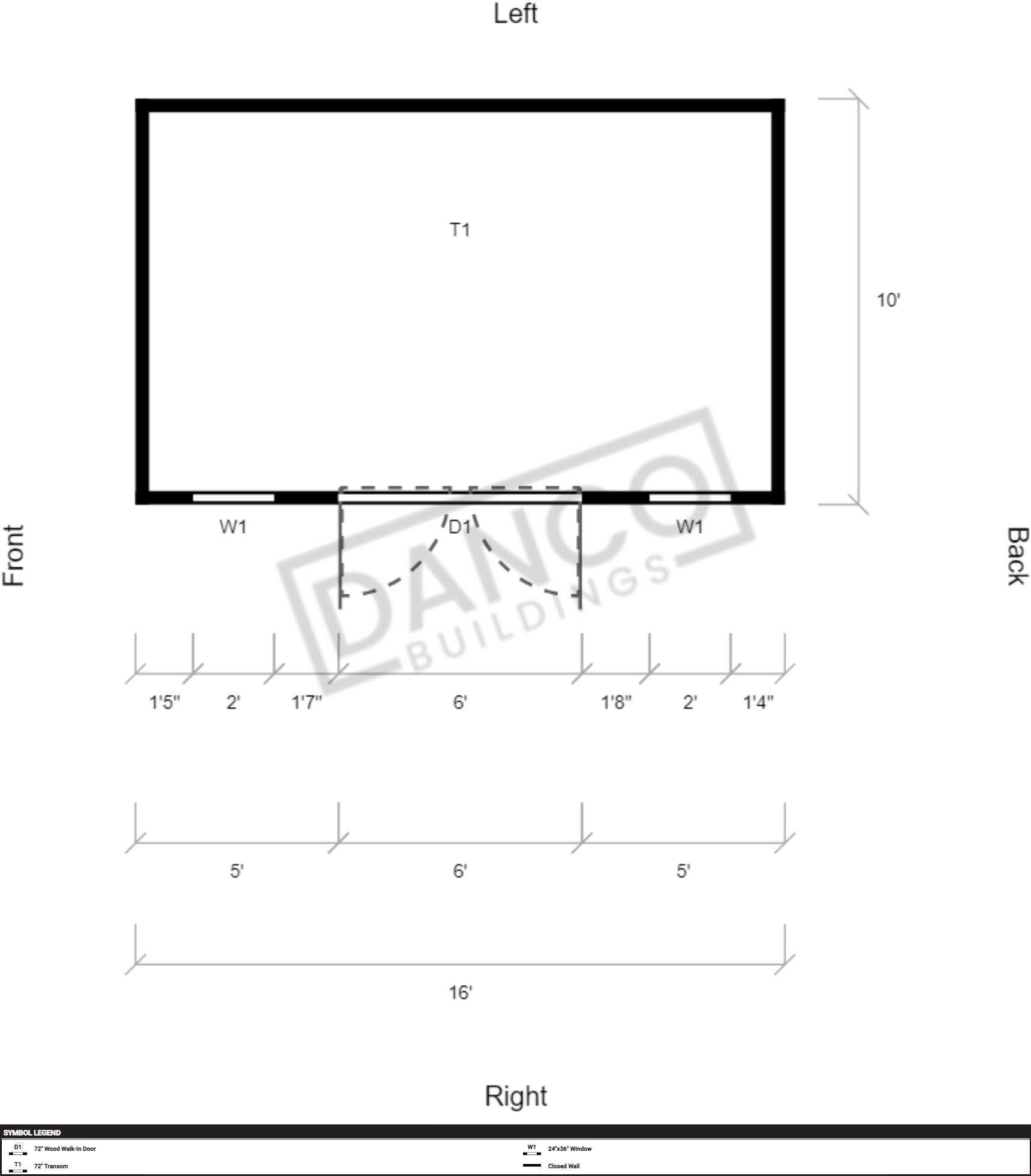 Garden Shed 10x16/231641 - Image 2