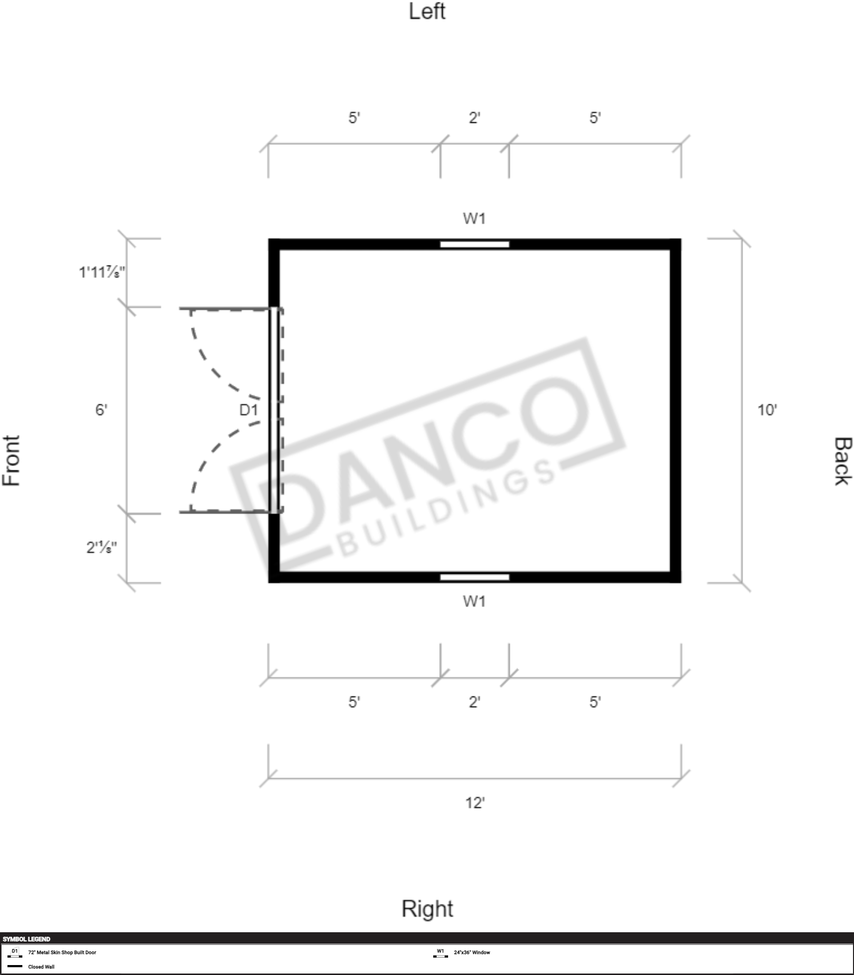 Extra Economy Lofted Barn 10x12 - Image 2