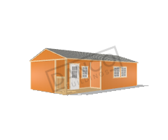 Corner Porch Cabin 16x32