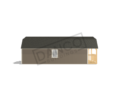 Wraparound Porch Lofted Barn Cabin 14x32/231700 R - Image 5