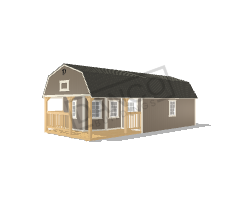 Wraparound Porch Lofted Barn Cabin 14x32/231700 R - Image 3