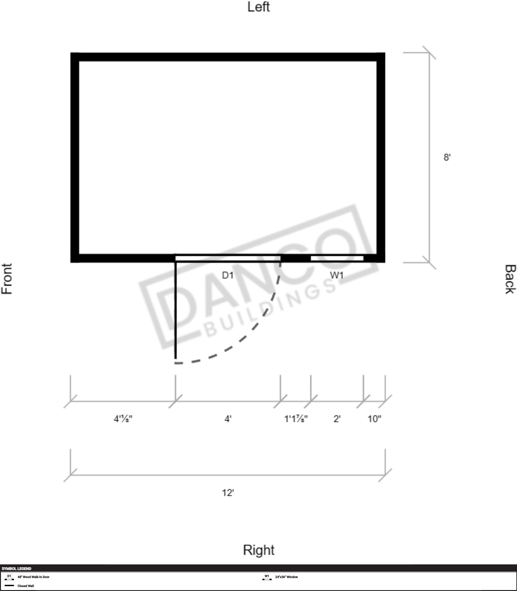 Garden Shed 8x12/231722 - Image 2
