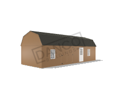 Side Lofted Barn 12x32