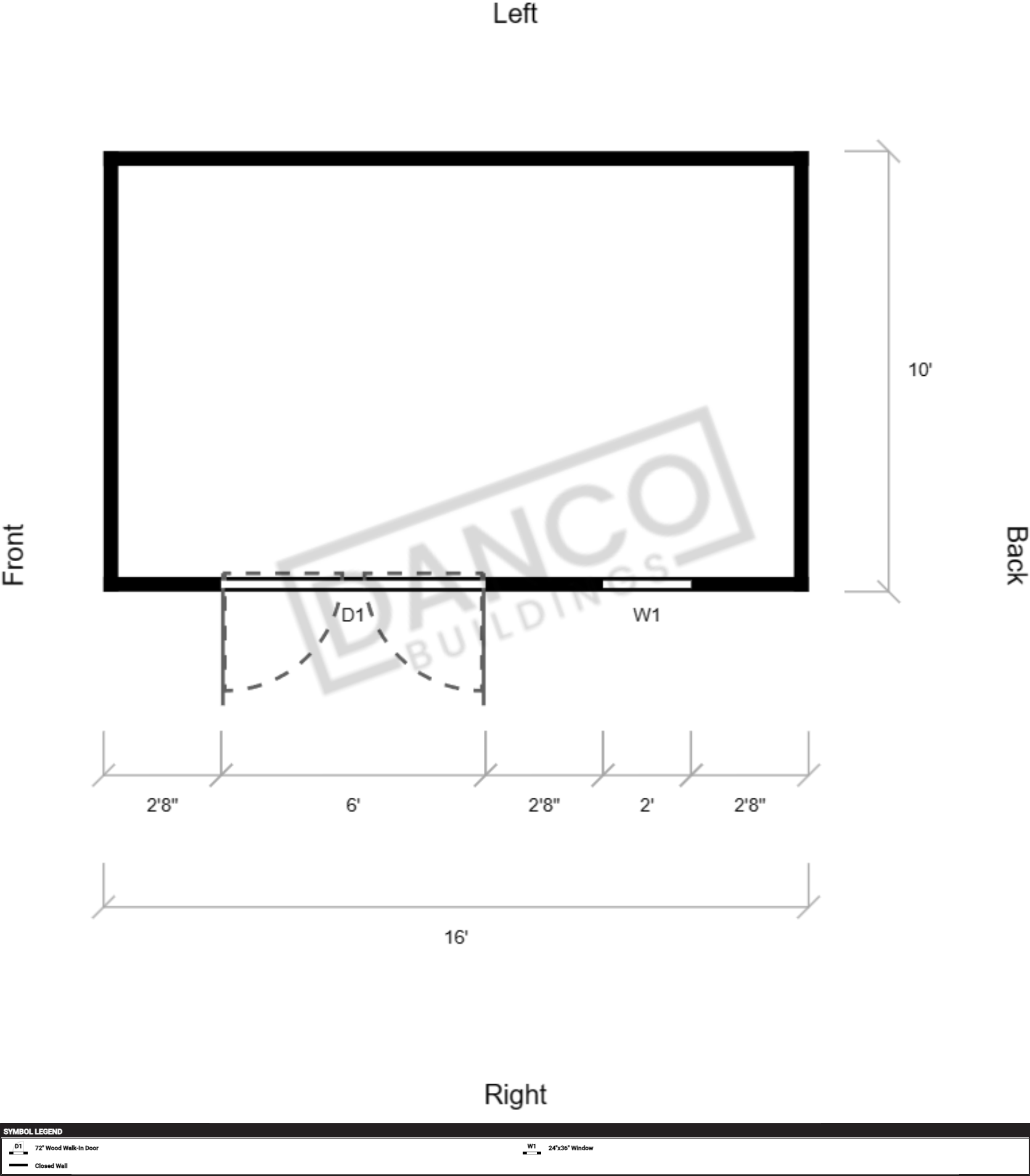 Garden Shed 10x16/231703R - Image 2