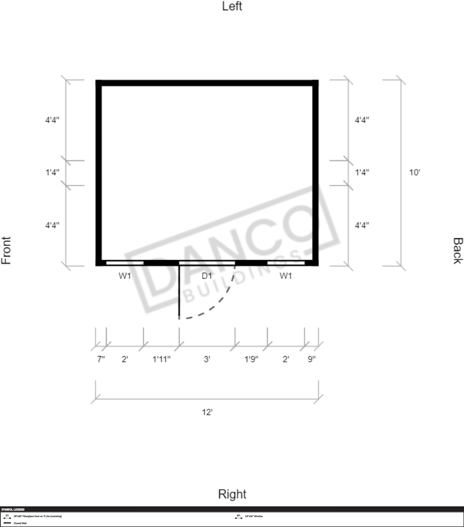 Utility Shed 10x12 - Image 2